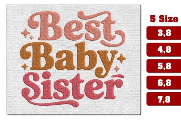 Best Baby Sister Embroidery Design Review
