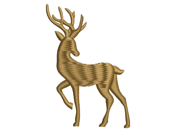 Elegant Stag Embroidery Design: A Boutique Apparel Review