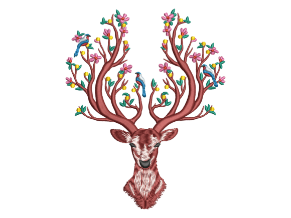 Floral Bird Deer Head Embroidery: A Designer’s Review
