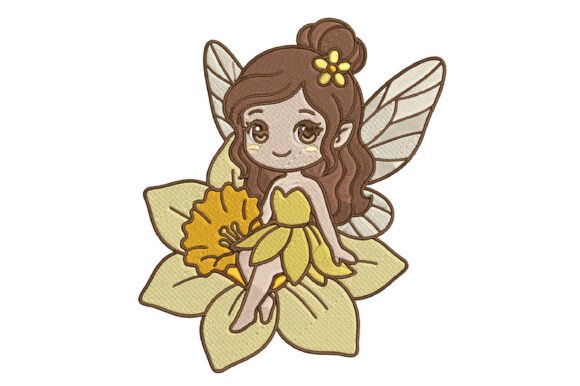 Flower Fairy Embroidery Design: A Charming Choice for Personalized Gifts