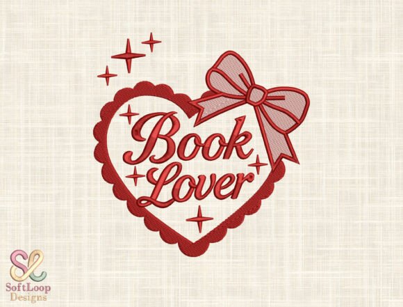 Girly Bookworm Machine Embroidery File Review for Small Business Merch
