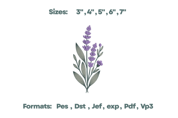 Lavender Floral Sprig Embroidery: A Seasonal Review